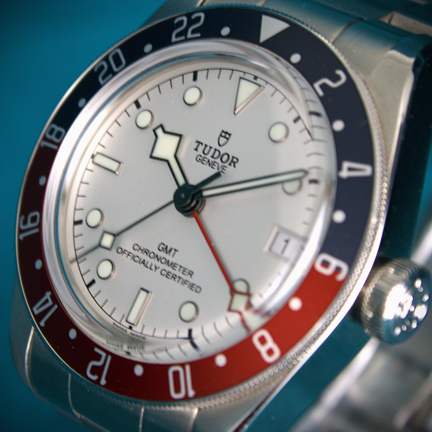 Tudor Black Bay GMT Pepsi Opaline 79830RB