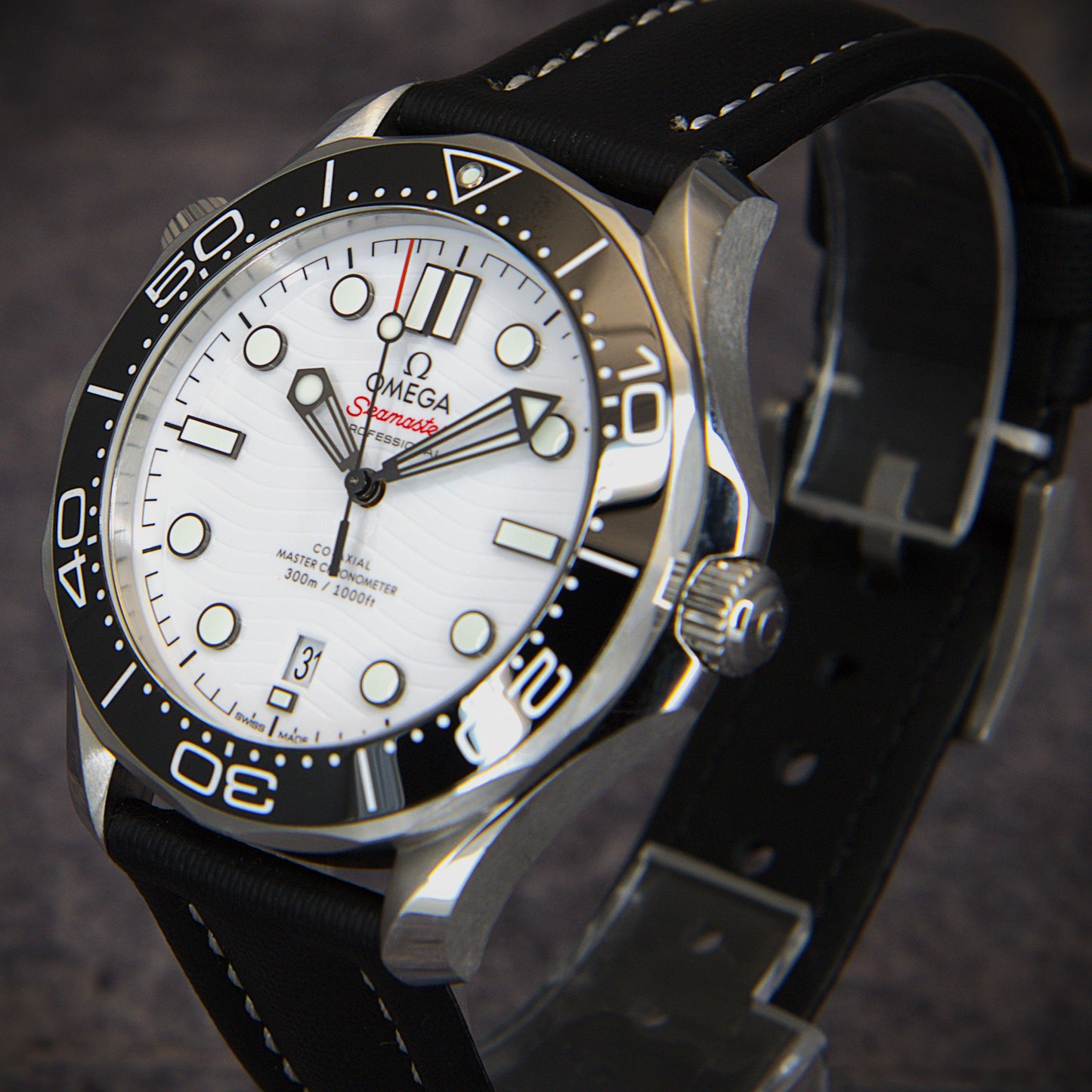 Omega Seamaster Diver 300M Rubber Strap 210.30.42.20.04.001