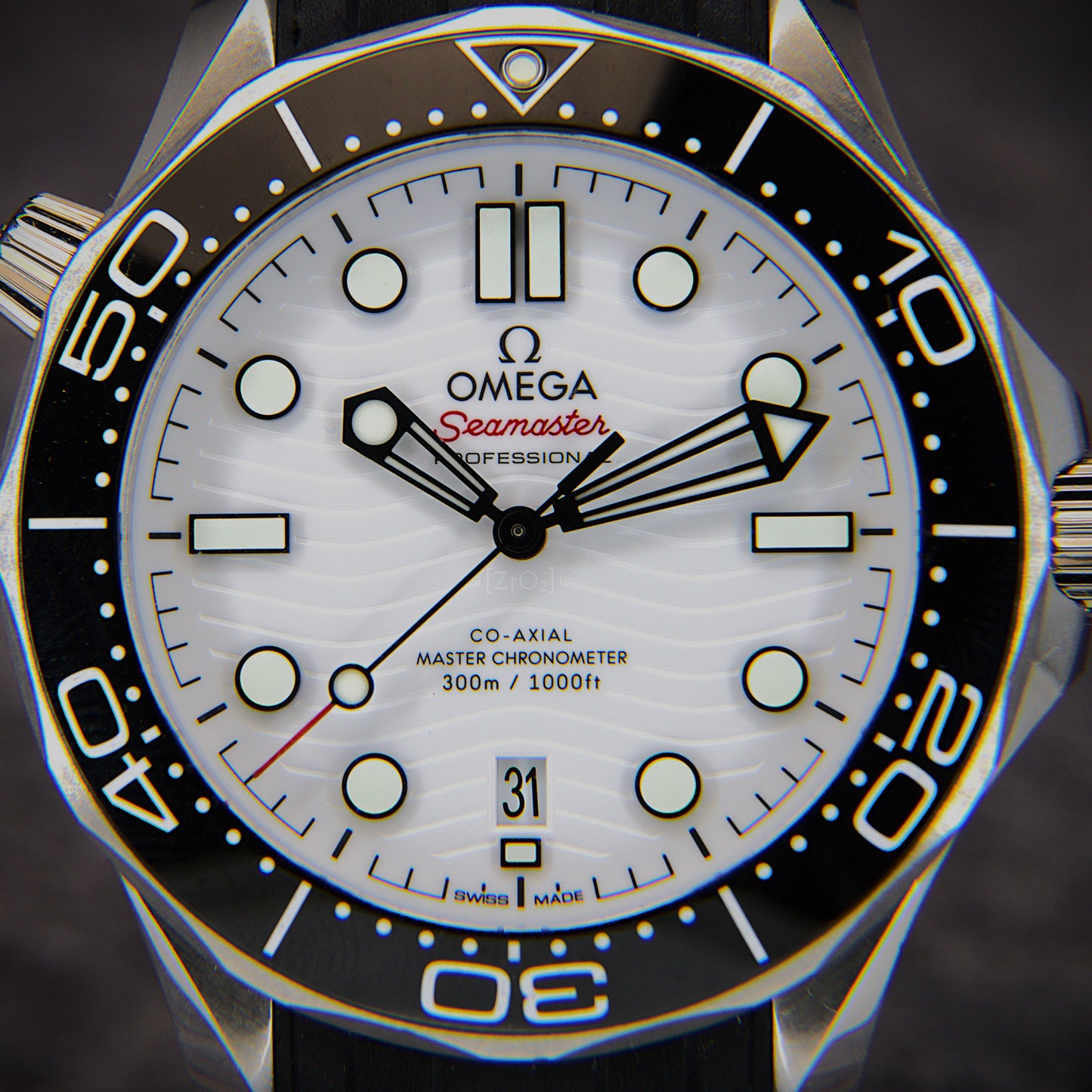 Omega Seamaster Diver 300M Rubber Strap 210.30.42.20.04.001