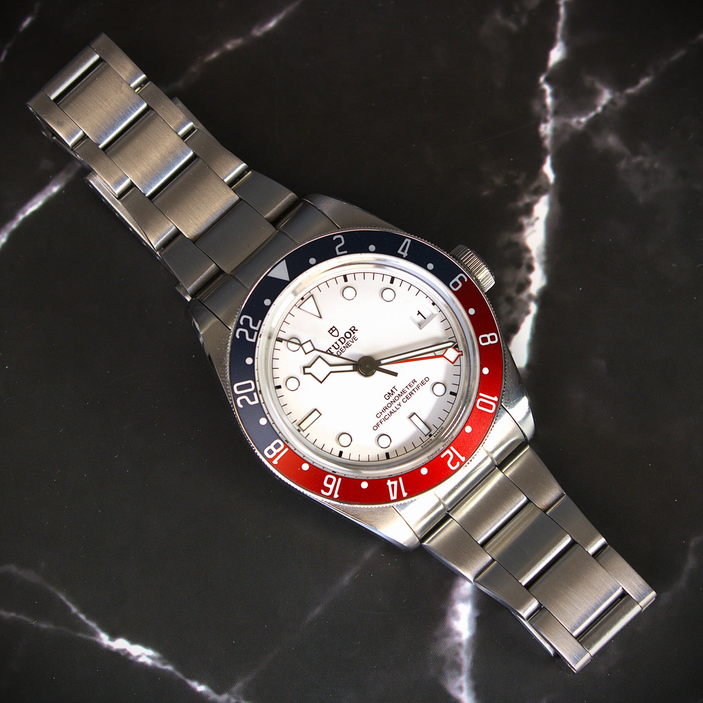 Tudor Black Bay GMT Pepsi Opaline 79830RB