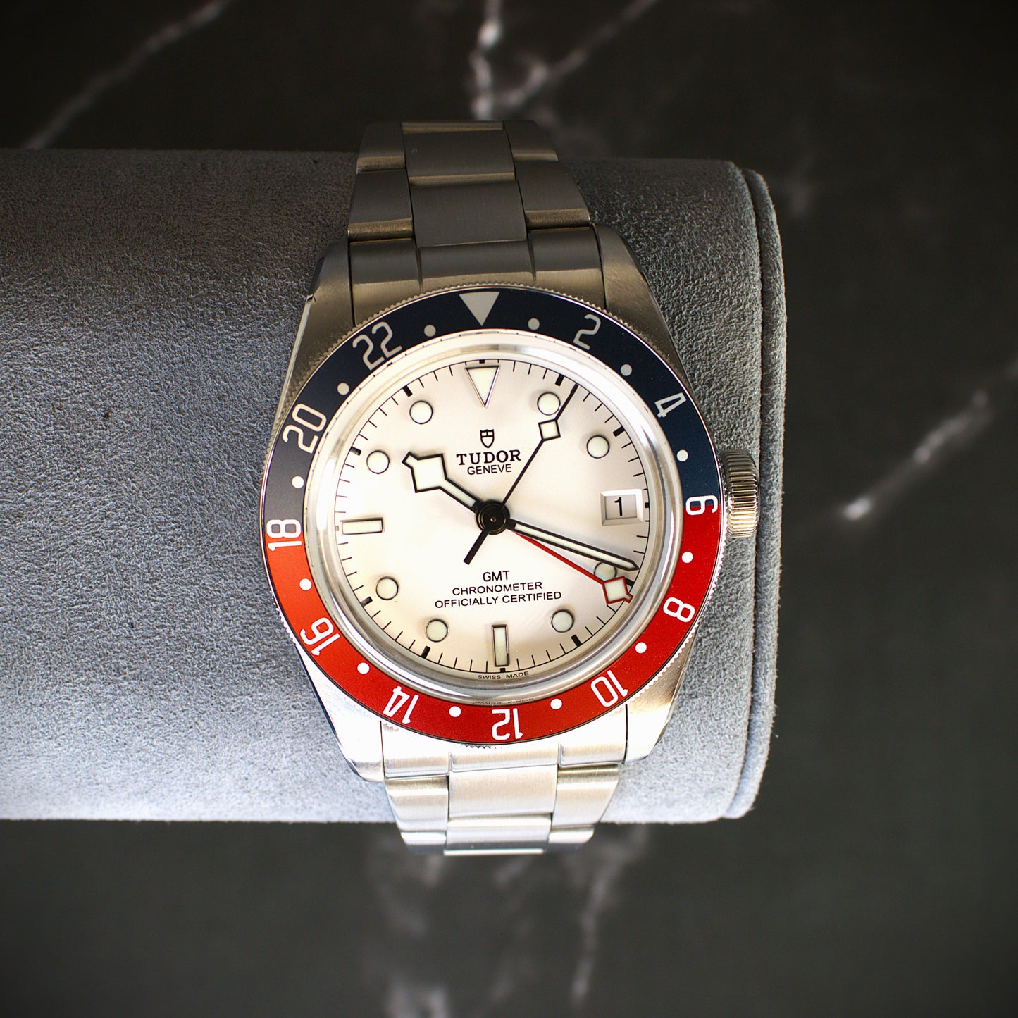 Tudor Black Bay GMT Pepsi Opaline 79830RB